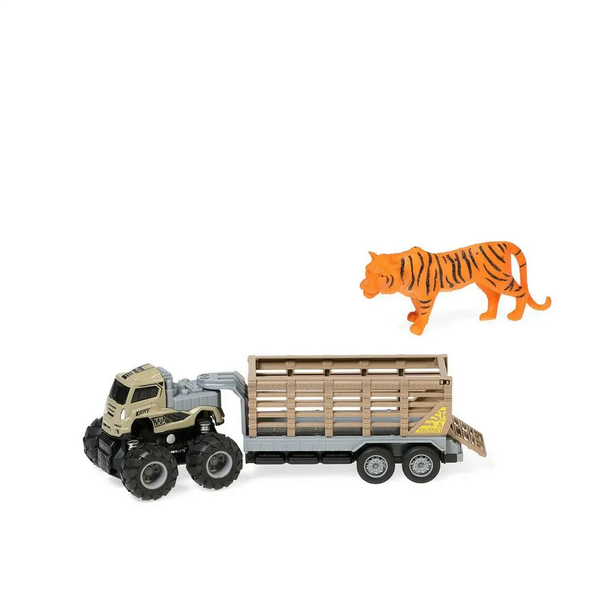 Camion animal trailer 30 x 15 cm _5292. DIAYTAR SENEGAL - L'Art de Choisir, l'Art de Vivre. Parcourez notre boutique en ligne et découvrez des produits qui transforment chaque choix en une expérience enrichissante.