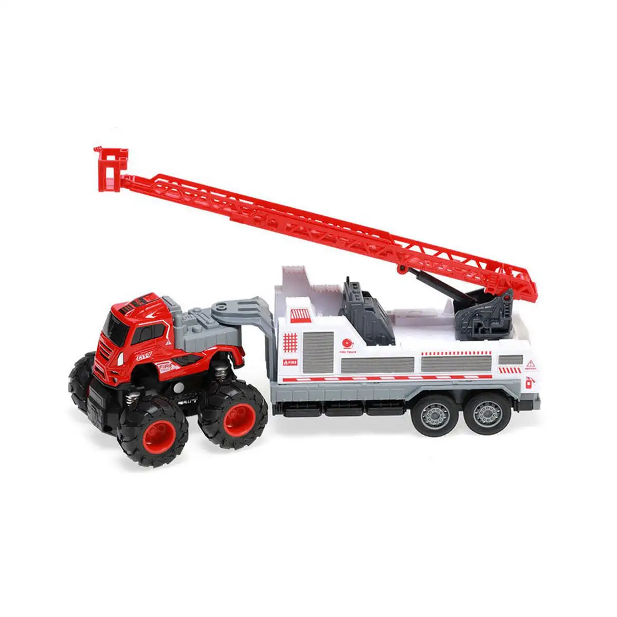 Camion de pompiers metal de friction 31 x 13 cm_1565. DIAYTAR SENEGAL - Là où Chaque Produit Évoque une Émotion. Parcourez notre catalogue et choisissez des articles qui vous touchent et qui enrichissent votre expérience.