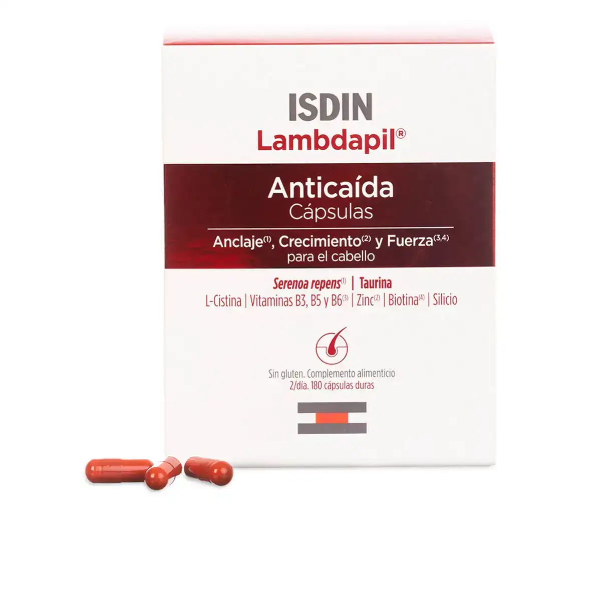 Capsules isdin lambdapil soin antichute de cheveux 180 uds _5383. Bienvenue sur DIAYTAR SENEGAL - Votre Source de Trouvailles Uniques. Explorez nos rayons virtuels pour dénicher des trésors que vous ne trouverez nulle part ailleurs, allant des trésors artisanaux aux articles tendance.