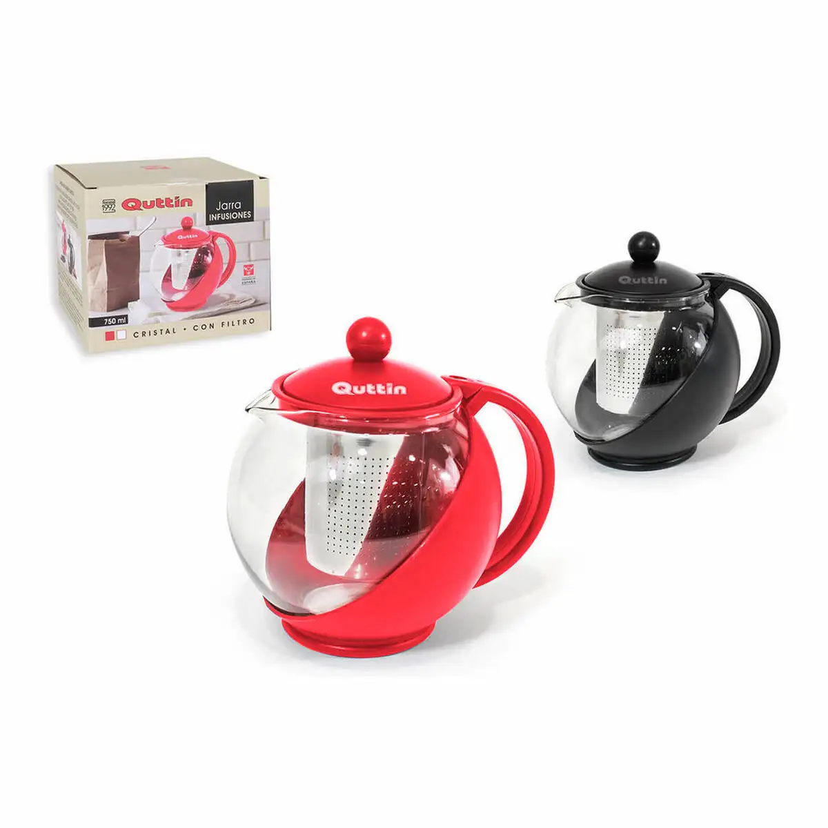 Carafe avec filtre pour infusions quttin verre 750 ml _6586. Bienvenue sur DIAYTAR SENEGAL - Où Chaque Détail compte. Plongez dans notre univers et choisissez des produits qui ajoutent de l'éclat et de la joie à votre quotidien.