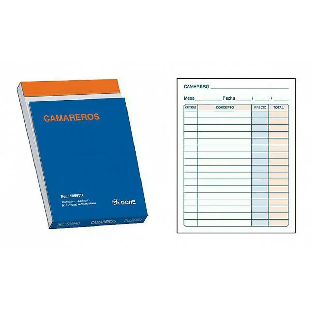 Carnet de serveur dohe 50088d 100 volets 10 unites _2422. DIAYTAR SENEGAL - Votre Paradis Shopping au Cœur du Sénégal. Explorez notre boutique en ligne et découvrez des produits conçus pour enchanter chaque aspect de votre vie.