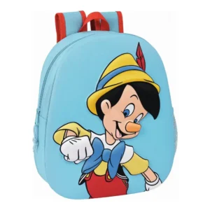 Cartable 3d disney pinocchio rouge bleu clair_1987. DIAYTAR SENEGAL - Votre Escapade Shopping Virtuelle. Explorez notre boutique en ligne et dénichez des trésors qui évoquent la culture et le savoir-faire sénégalais, un clic à la fois.
