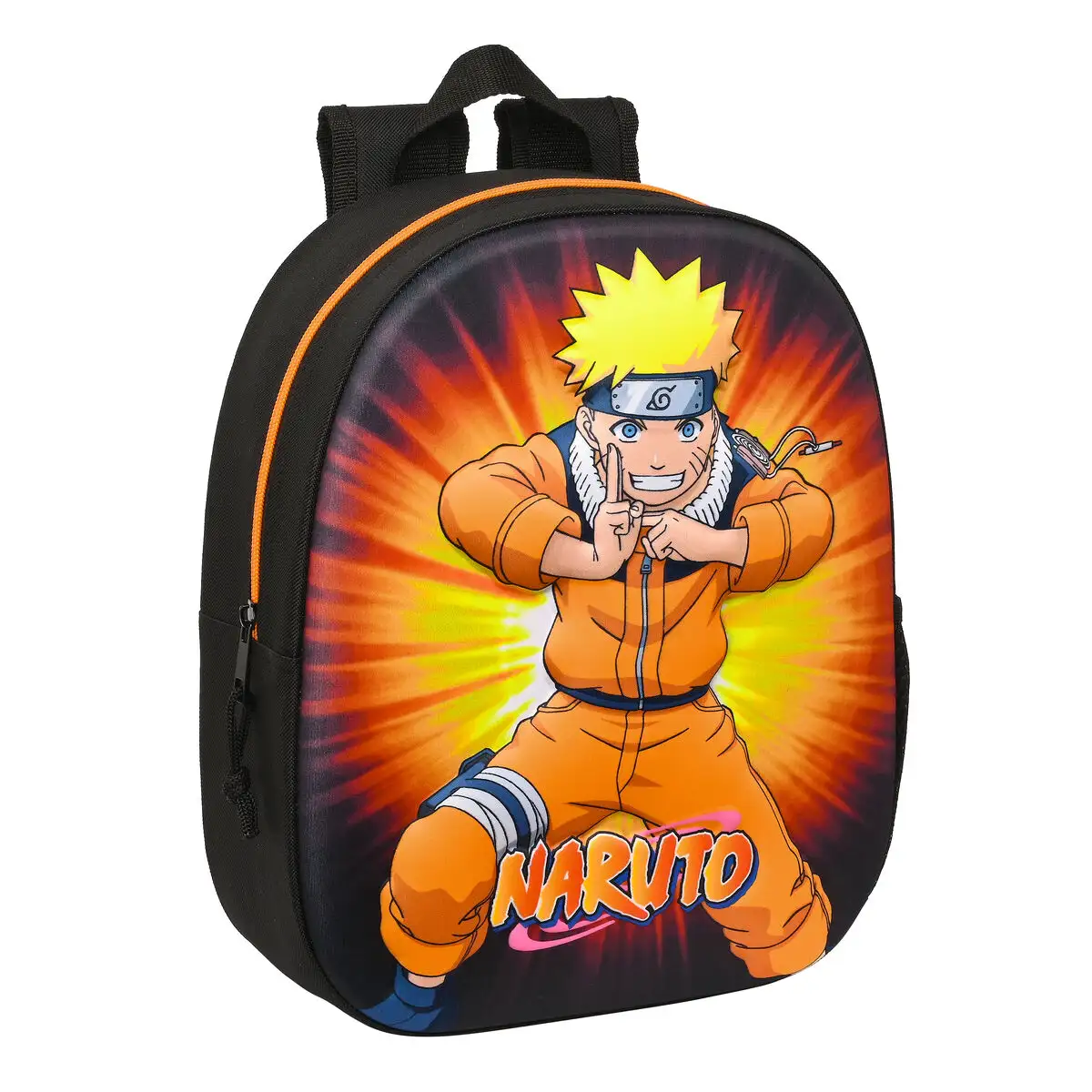 Cartable 3d naruto noir orange 27 x 33 x 10 cm_1589. DIAYTAR SENEGAL - Votre Destination Shopping de Choix. Explorez notre boutique en ligne et découvrez des trésors qui reflètent votre style et votre passion pour l'authenticité.