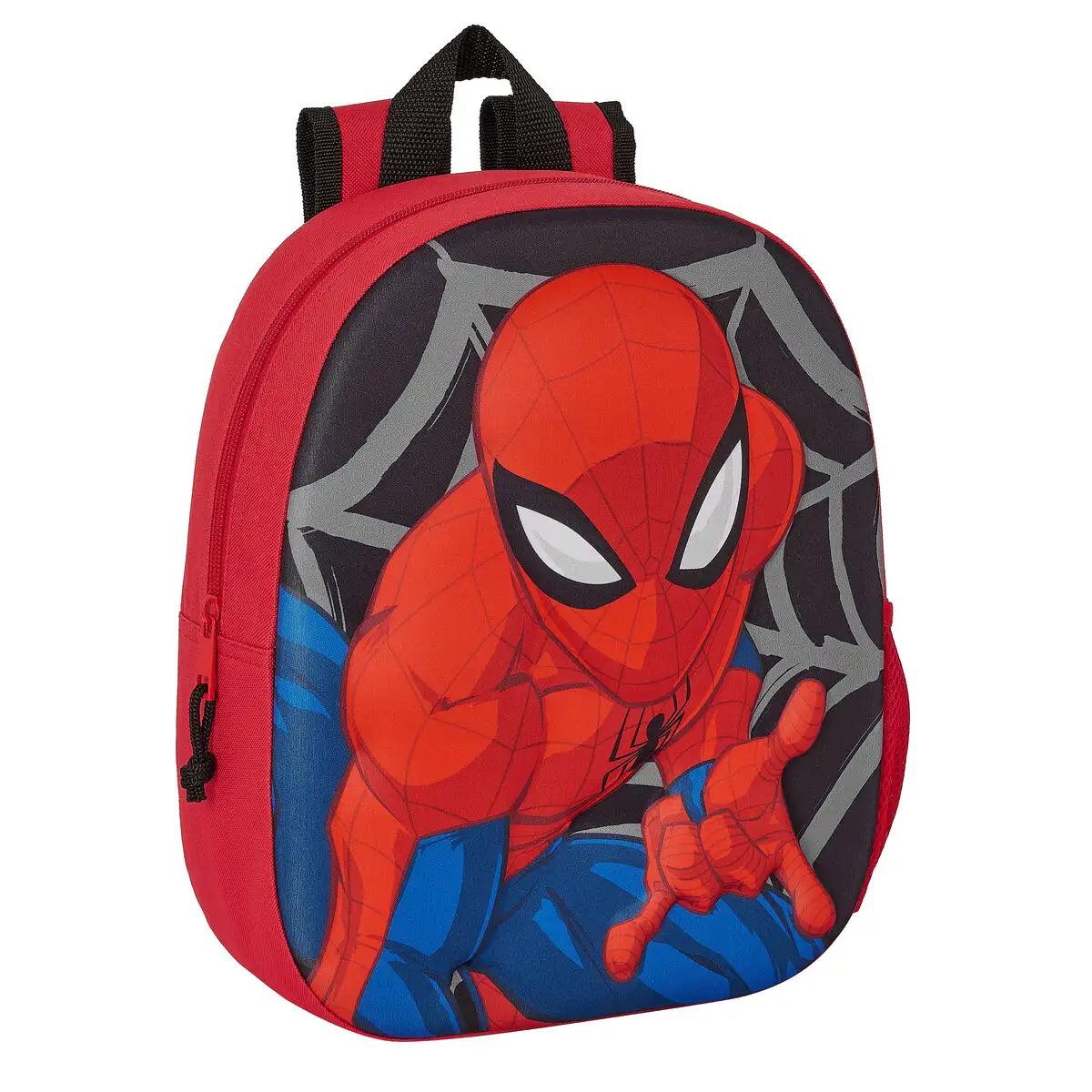 Cartable 3d spiderman noir rouge 27 x 33 x 10 cm_3051. DIAYTAR SENEGAL - Un Monde de Possibilités à Portée de Clic. Parcourez notre site web pour découvrir des sélections infinies, de l'épicerie aux bijoux, et vivez une expérience d'achat sans pareil.