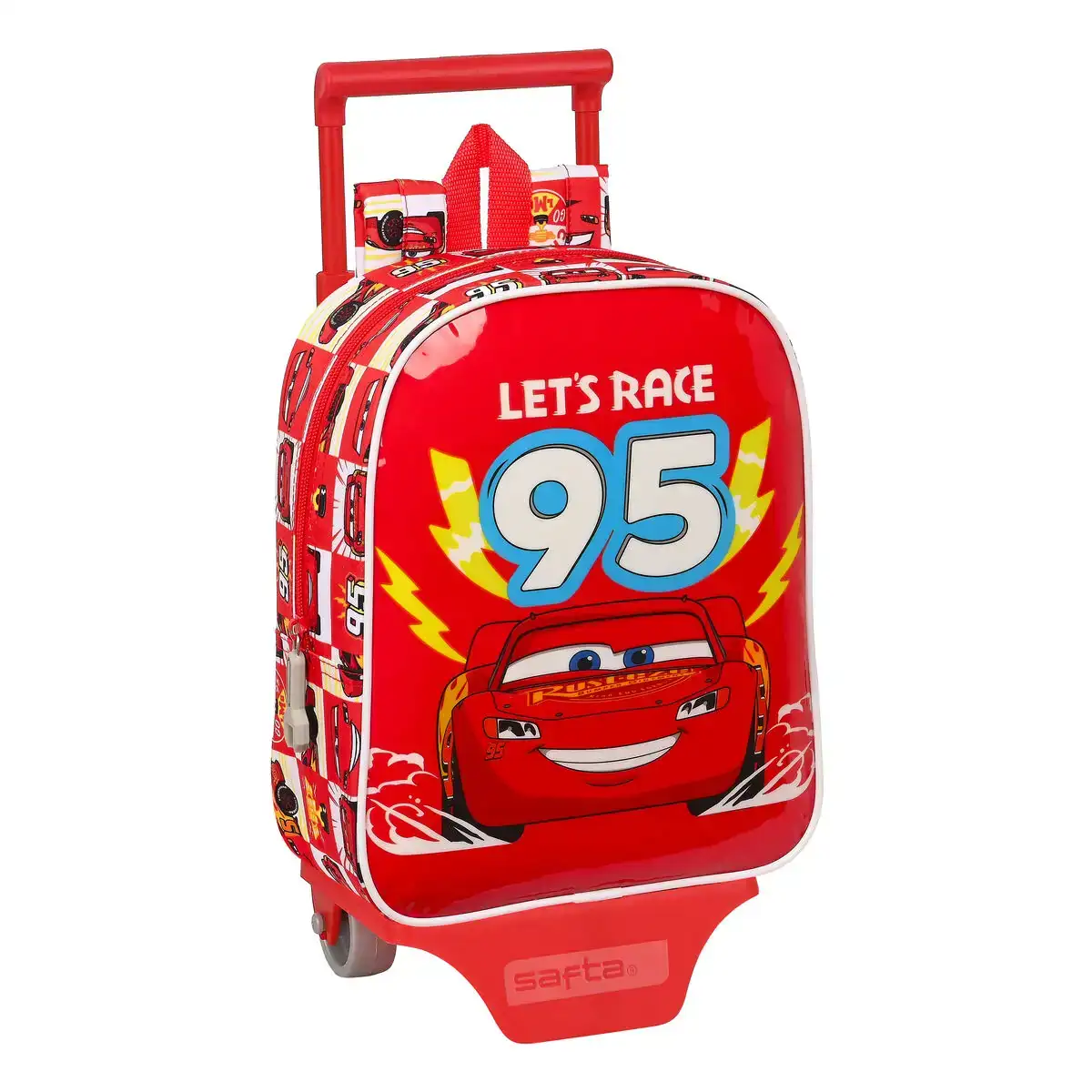 Cartable a roulettes cars let s race rouge blanc 22 x 27 x 10 cm _4629. Entrez dans le Monde de DIAYTAR SENEGAL - Où Chaque Article Raconte une Histoire Unique. Explorez notre boutique en ligne pour dénicher des trésors qui incarnent l'âme du Sénégal.