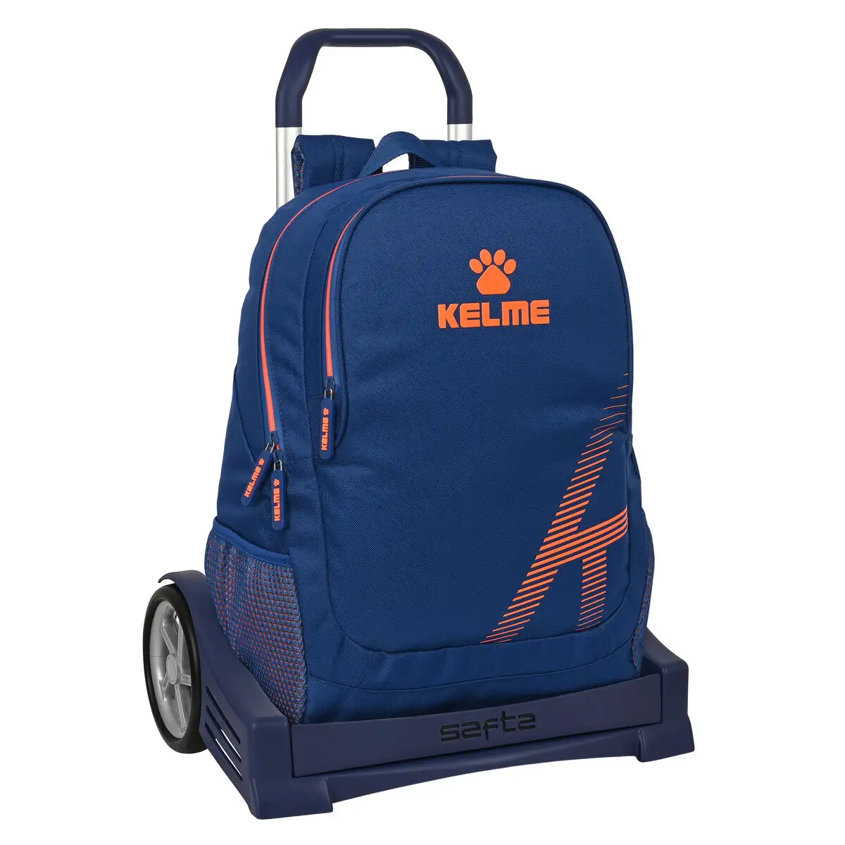 Cartable a roulettes kelme navy blue orange blue marine 32 x 44 x 16 cm _8671. Bienvenue dans l'univers captivant de DIAYTAR SENEGAL - Votre Plateforme de Shopping Tout-en-Un. Parcourez notre boutique en ligne pour découvrir des produits uniques, allant des articles ménagers aux élégants accessoires de mode.