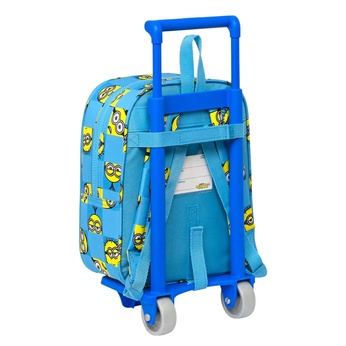 Cartable roulettes Minions Minionstatic Bleu 22 x 28 x 10 cm