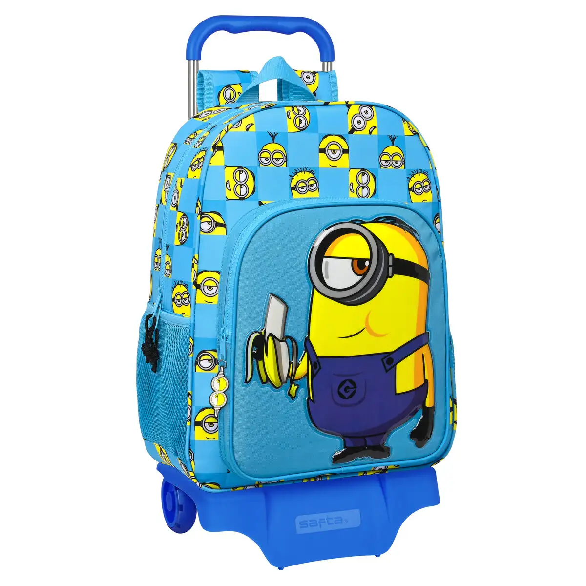 Cartable a roulettes minions minionstatic bleu 33 x 42 x 14 cm _6382. DIAYTAR SENEGAL - Votre Destination Shopping Inspirante. Explorez notre catalogue pour trouver des articles qui stimulent votre créativité et votre style de vie.