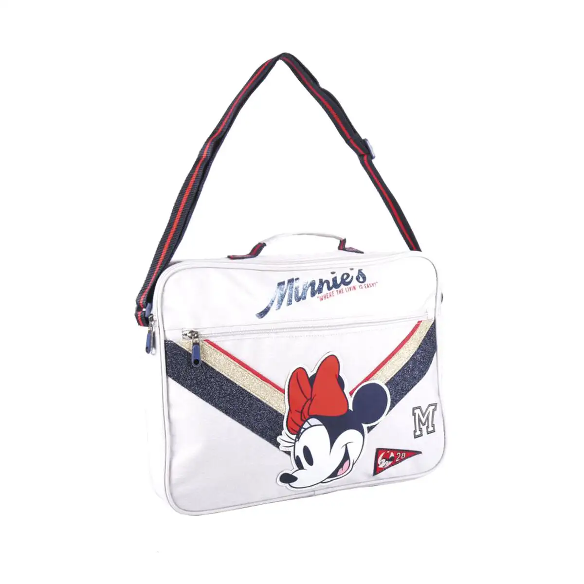 Cartable d ecole minnie mouse gris clair 29 x 60 x 38 cm _2758. DIAYTAR SENEGAL - Votre Destination pour un Shopping Réfléchi. Découvrez notre gamme variée et choisissez des produits qui correspondent à vos valeurs et à votre style de vie.