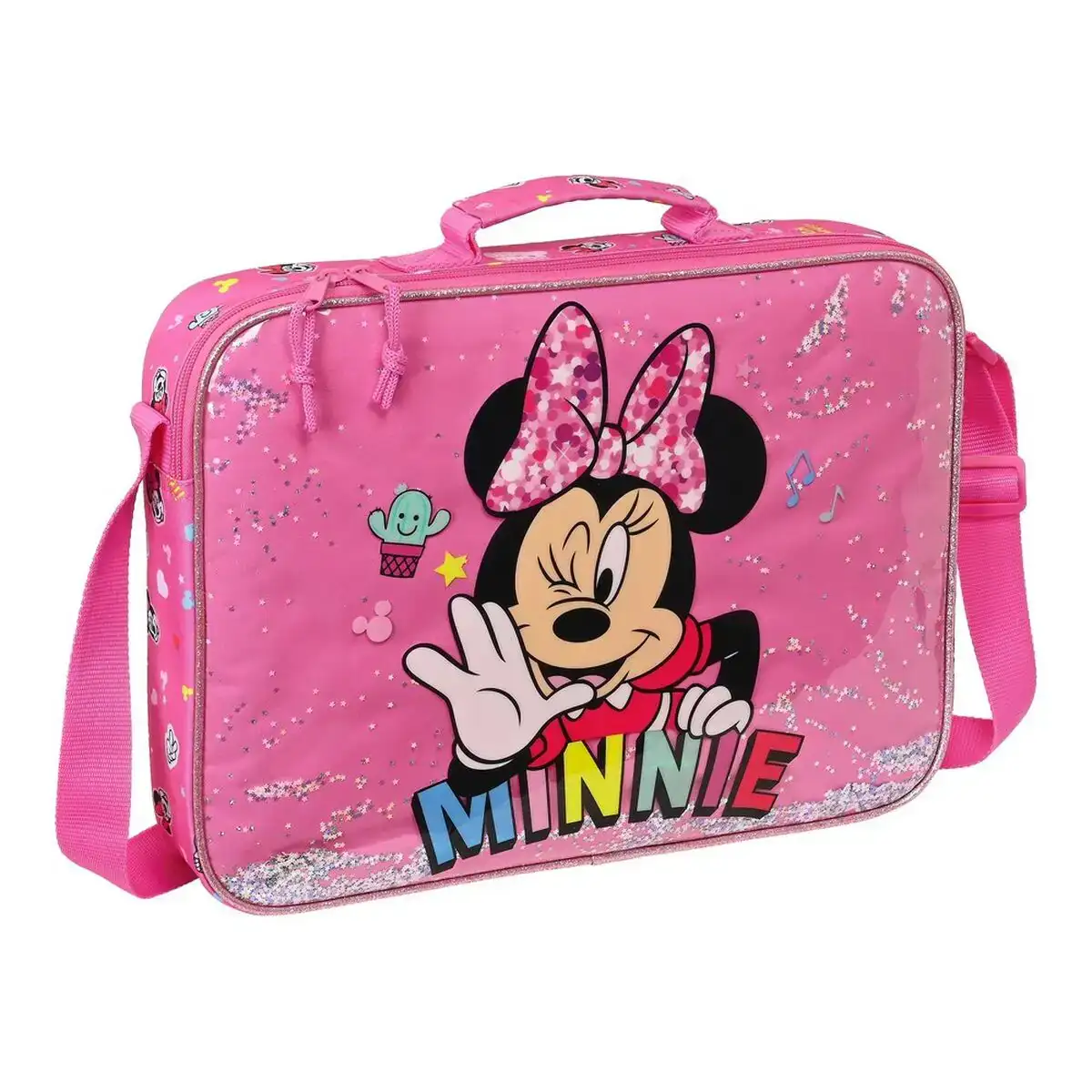 Cartable d ecole minnie mouse lucky rose 38 x 28 x 6 cm_6188. Bienvenue chez DIAYTAR SENEGAL - Où le Shopping Devient un Plaisir. Découvrez notre boutique en ligne et trouvez des trésors qui égaieront chaque jour de votre vie.