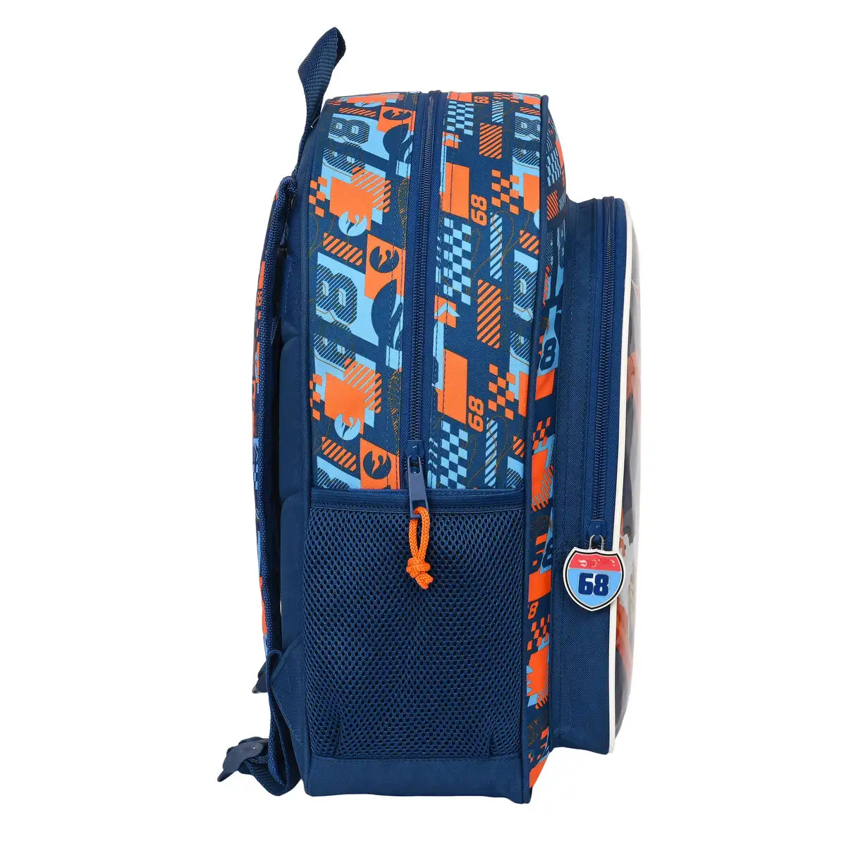 Cartable Hot Wheels Speed club Orange Blue marine 32 x 38 x 12 cm