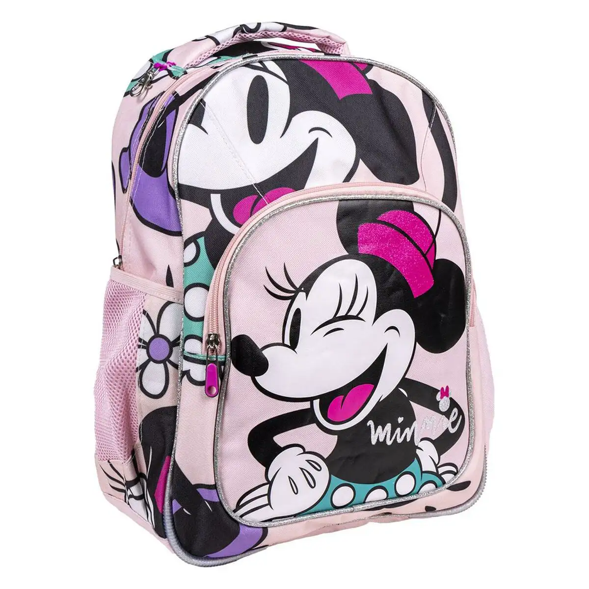 Cartable minnie mouse rose 32 x 15 x 42 cm_3231. Bienvenue sur DIAYTAR SENEGAL - Où Chaque Produit a son Histoire. Découvrez notre sélection unique et choisissez des articles qui racontent la richesse culturelle et artistique du Sénégal.