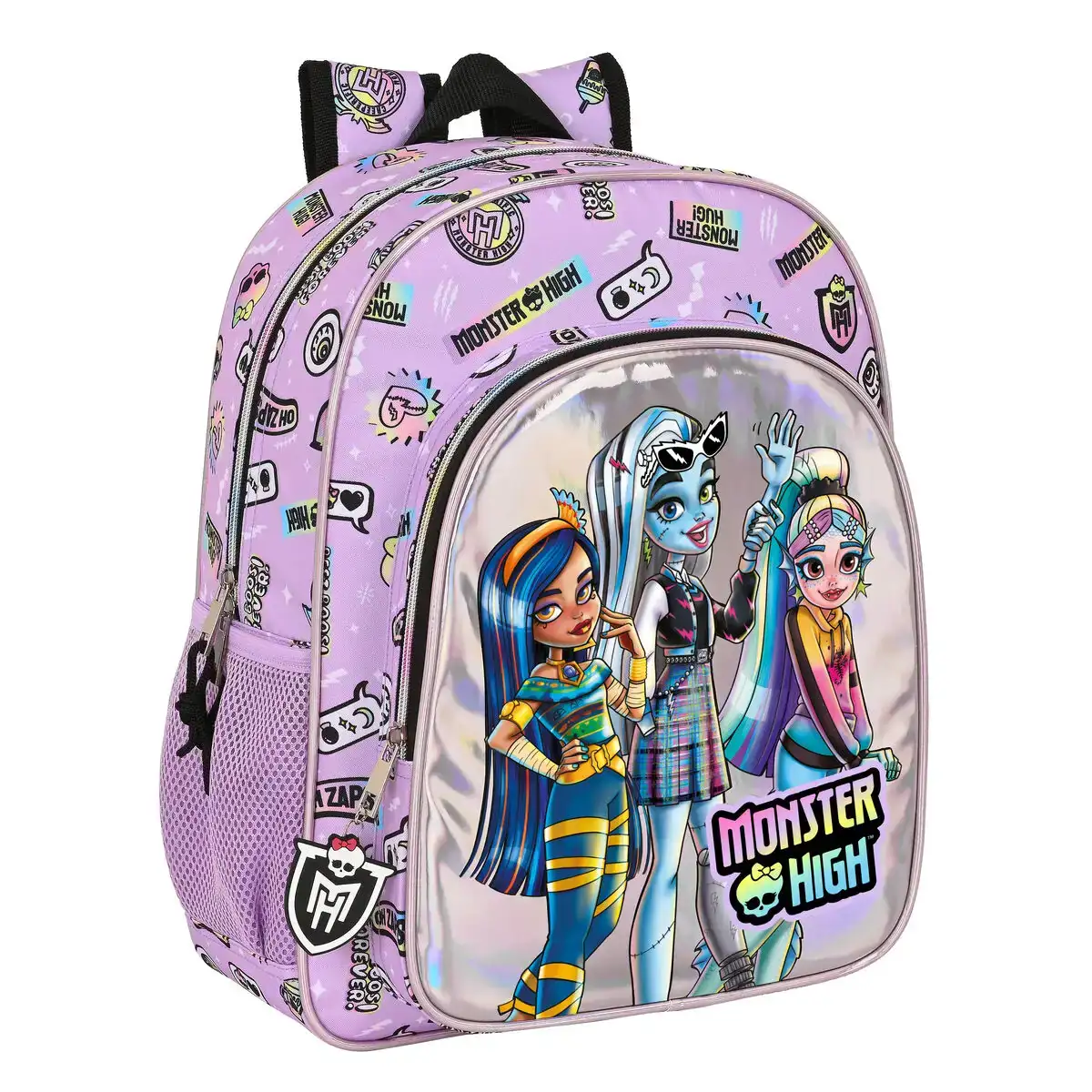 Cartable monster high best boos lila 32 x 38 x 12 cm_9745. DIAYTAR SENEGAL - L'Artisanat à Portée de Clic. Découvrez notre boutique en ligne pour trouver des produits uniques qui célèbrent la créativité et l'artisanat sénégalais.