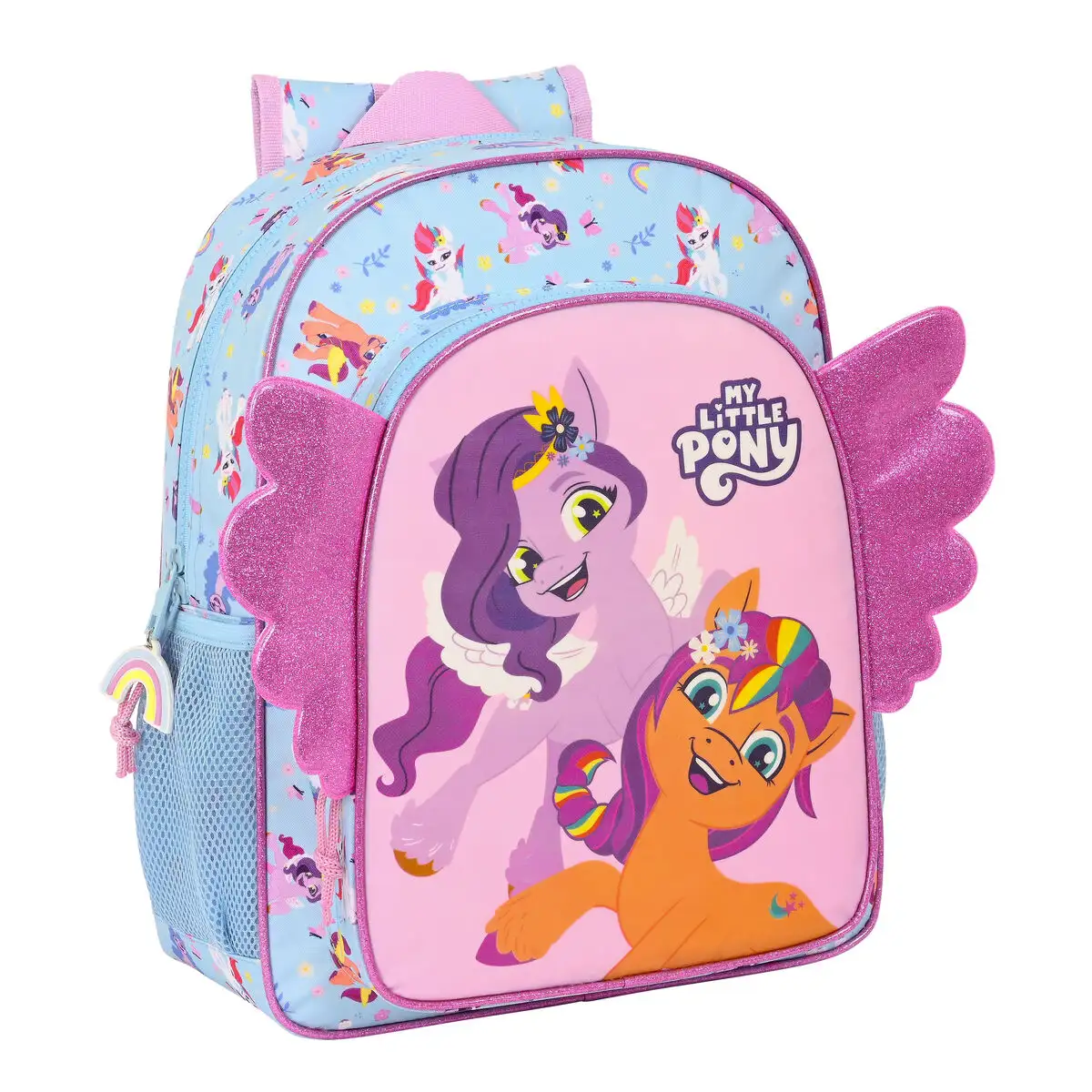 Cartable my little pony wild free 32 x 38 x 12 cm bleu rose_4542. Bienvenue chez DIAYTAR SENEGAL - Où le Shopping Devient une Aventure. Découvrez notre collection diversifiée et explorez des produits qui reflètent la diversité du Sénégal.