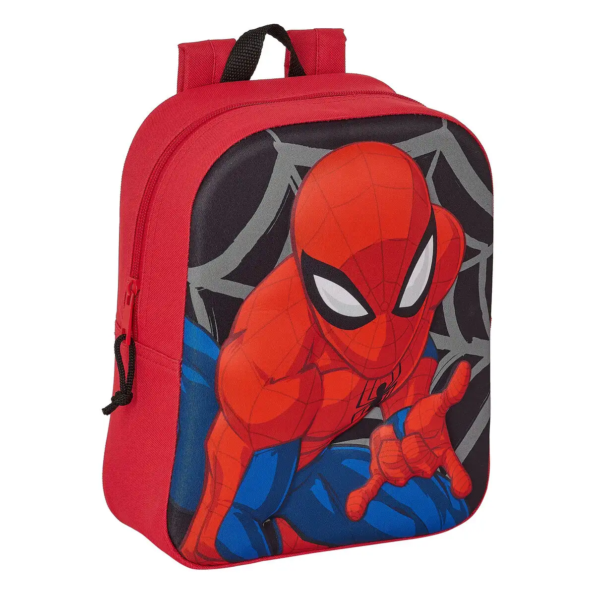 Cartable spiderman 3d rouge noir 22 x 27 x 10 cm_2775. DIAYTAR SENEGAL - Là où Choisir est une Affirmation de Style. Naviguez à travers notre boutique en ligne et choisissez des produits qui vous distinguent et vous valorisent.