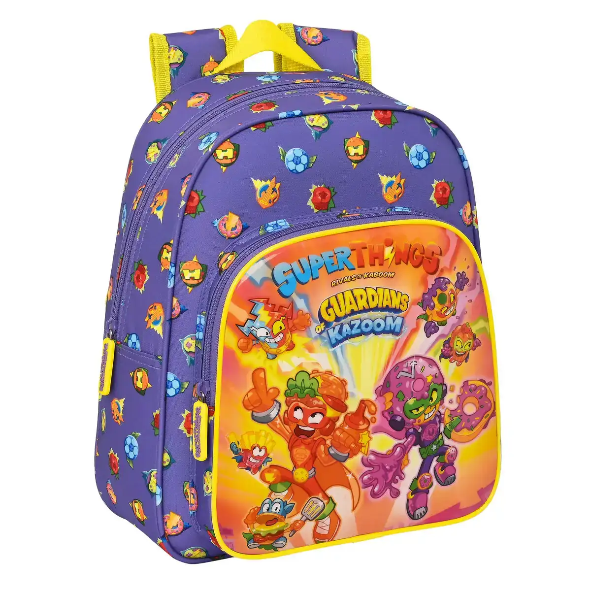Cartable superthings guardians of kazoom violet jaune 27 x 33 x 10 cm _4067. Découvrez DIAYTAR SENEGAL - Votre Source de Produits Variés et un Service Exceptionnel. Parcourez nos catégories et bénéficiez d'un service client dévoué, prêt à vous guider à chaque étape.