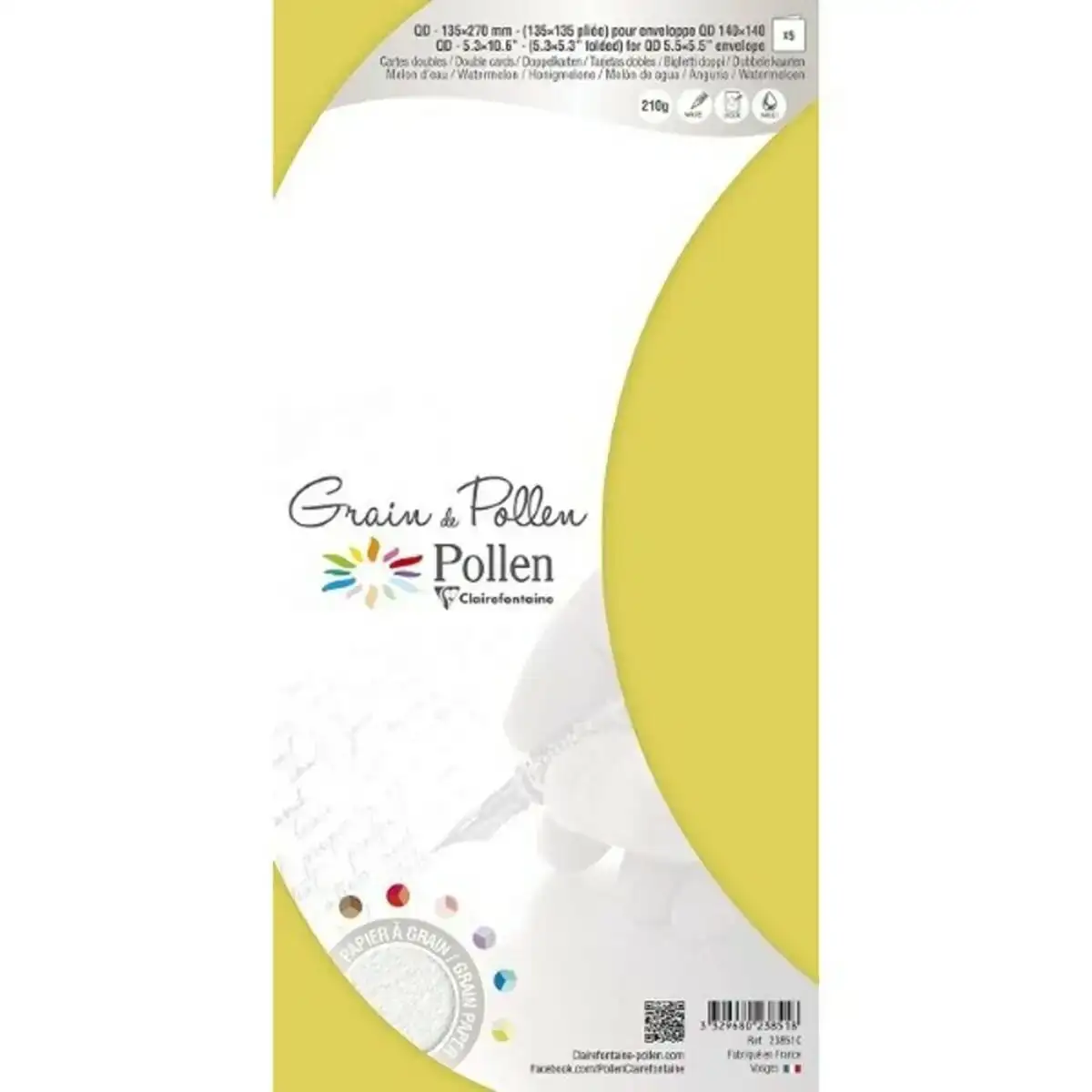 Carte de voeux 23851c double jaune 13 5 x 13 5 cm 5 pcs reconditionne a _9213. Découvrez DIAYTAR SENEGAL - Là où Votre Shopping Prend Vie. Plongez dans notre vaste sélection et trouvez des produits qui ajoutent une touche spéciale à votre quotidien.