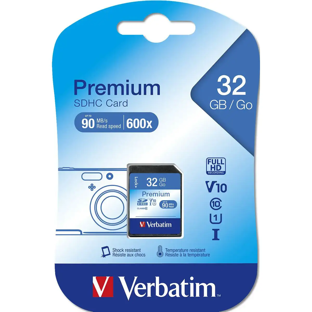 Carte memoire sd verbatim premium sdhc c10 u1 32 gb_8237. DIAYTAR SENEGAL - Où Chaque Sélection est une Victoire. Découvrez notre boutique en ligne et trouvez des articles qui vous rendent la vie plus belle, un choix à la fois.