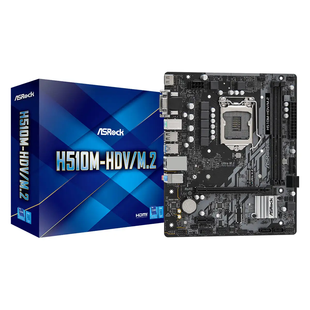 Carte mere asrock h510m hdv m 2 intel h510 lga 1200_2462. DIAYTAR SENEGAL - Où l'Élégance se Mêle à l'Authenticité. Naviguez à travers notre boutique en ligne et choisissez des produits qui incarnent le style et la tradition du Sénégal.