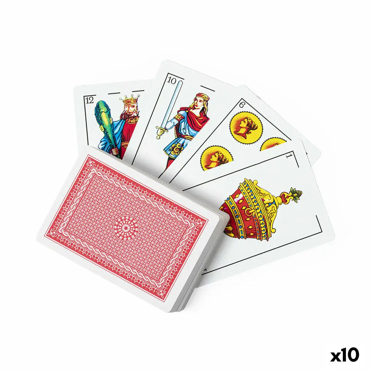 Cartes a jouer espagnoles 50 cartes 141023 10 unites _4418. DIAYTAR SENEGAL - Là où la Tradition Devient Tendance. Naviguez à travers notre boutique en ligne et choisissez des produits qui allient l'authenticité au contemporain.