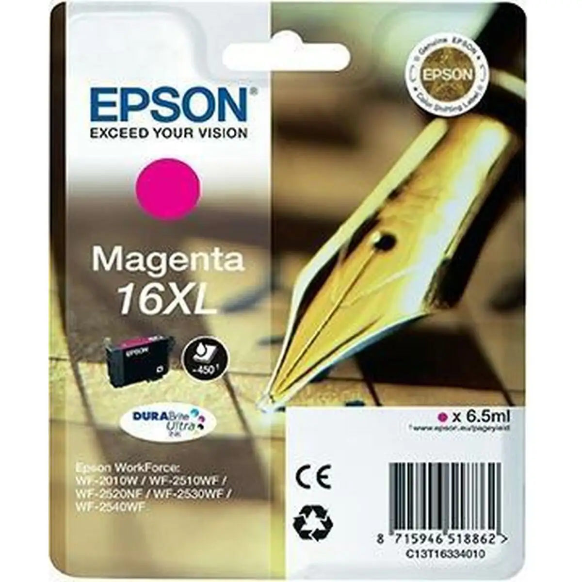 Cartouche d encre originale epson 16xl magenta_1742. DIAYTAR SENEGAL - L'Art de Choisir, l'Art de Vivre. Parcourez notre boutique en ligne et découvrez des produits qui transforment chaque choix en une expérience enrichissante.