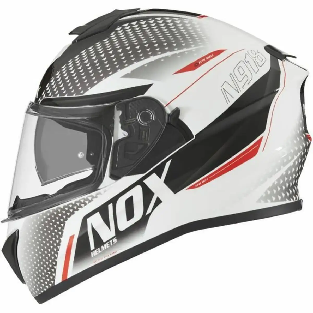 Casque integral nox n918 meta rojo blanco_8166. Entrez dans l'Univers de DIAYTAR SENEGAL - Où Chaque Produit est une Découverte. Explorez notre gamme variée et trouvez des articles qui vous surprennent et vous inspirent.