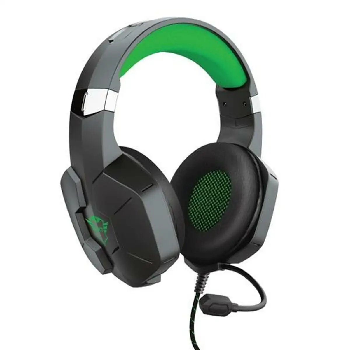 Casque trust gxt 323x carus noir vert noir vert_2545. DIAYTAR SENEGAL - Votre Passage vers l'Élégance Abordable. Explorez notre collection où chaque produit est choisi pour sa qualité et son accessibilité, incarnant ainsi l'essence du Sénégal.