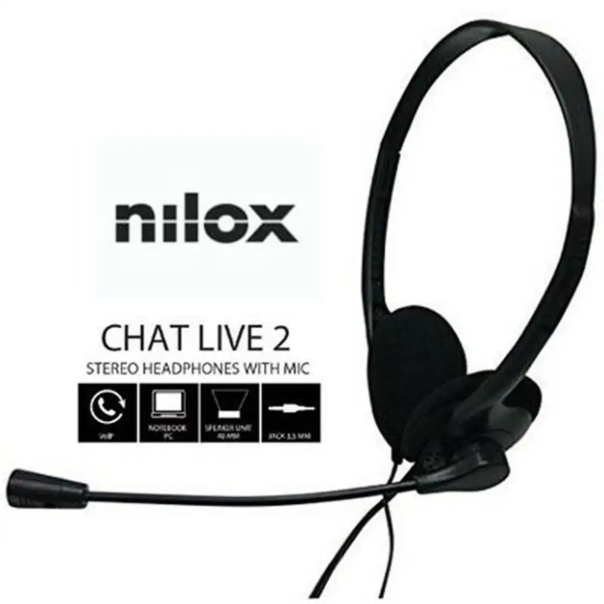 Casques avec microphone nilox control vol_4398. Entrez dans le Monde de DIAYTAR SENEGAL - Où la Satisfaction est la Priorité. Explorez notre sélection pensée pour vous offrir une expérience de shopping qui va au-delà de vos attentes.