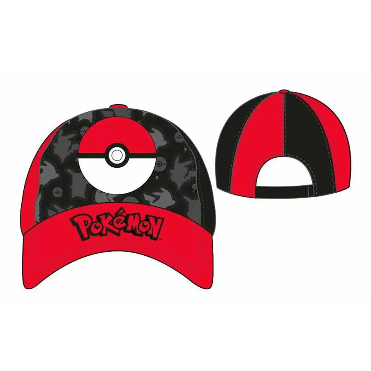 Casquette unisex pokemon 56 58_5539. DIAYTAR SENEGAL - Où Votre Shopping Prend Vie. Explorez notre boutique en ligne pour trouver des articles qui vous ressemblent et qui ajoutent de l'éclat à votre quotidien.