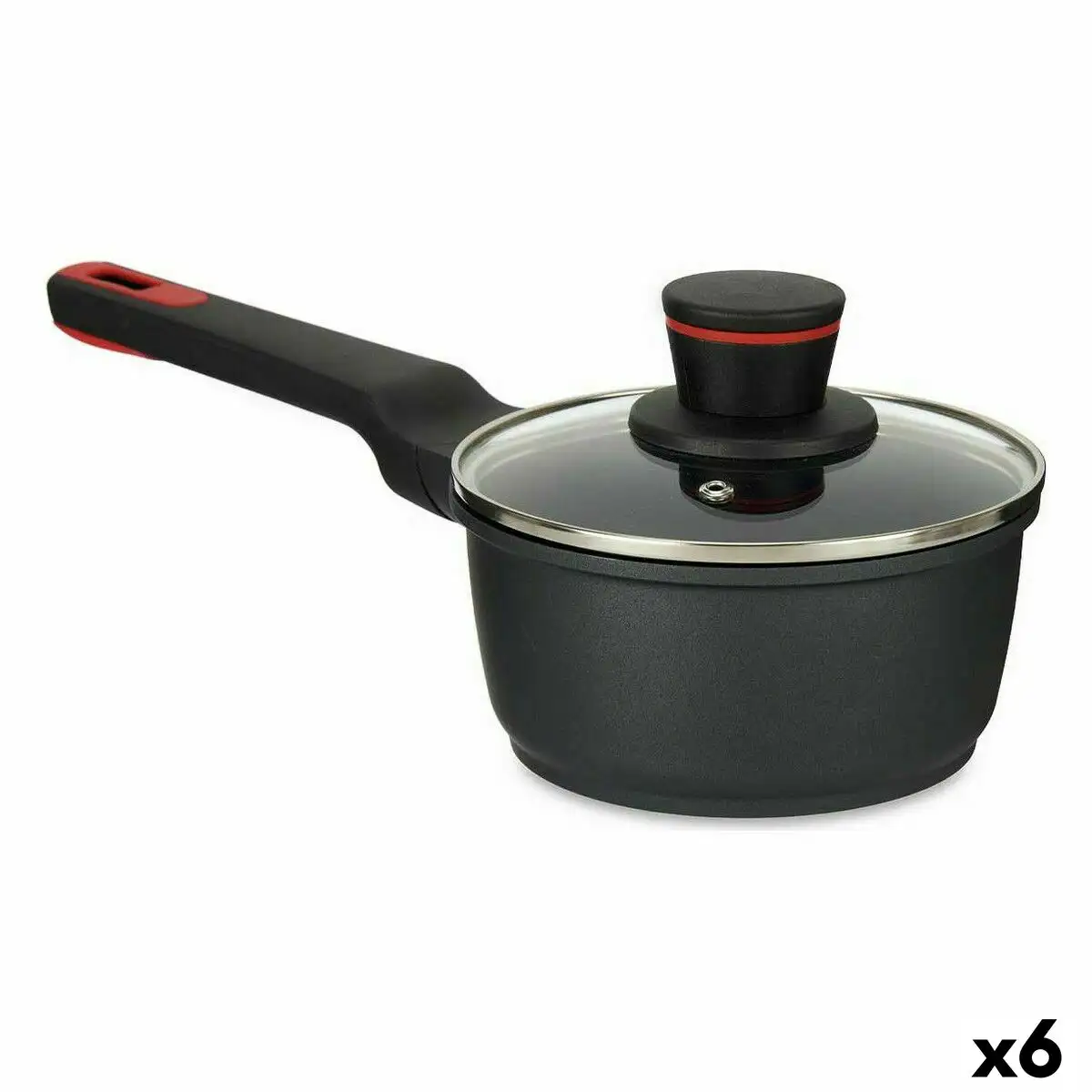 Casserole avec couvercle o 16 cm noir aluminium 6 unites _7919. Entrez dans le Monde Éclectique de DIAYTAR SENEGAL. Explorez nos catégories et dénichez des trésors qui reflètent la richesse et l'authenticité du Sénégal.