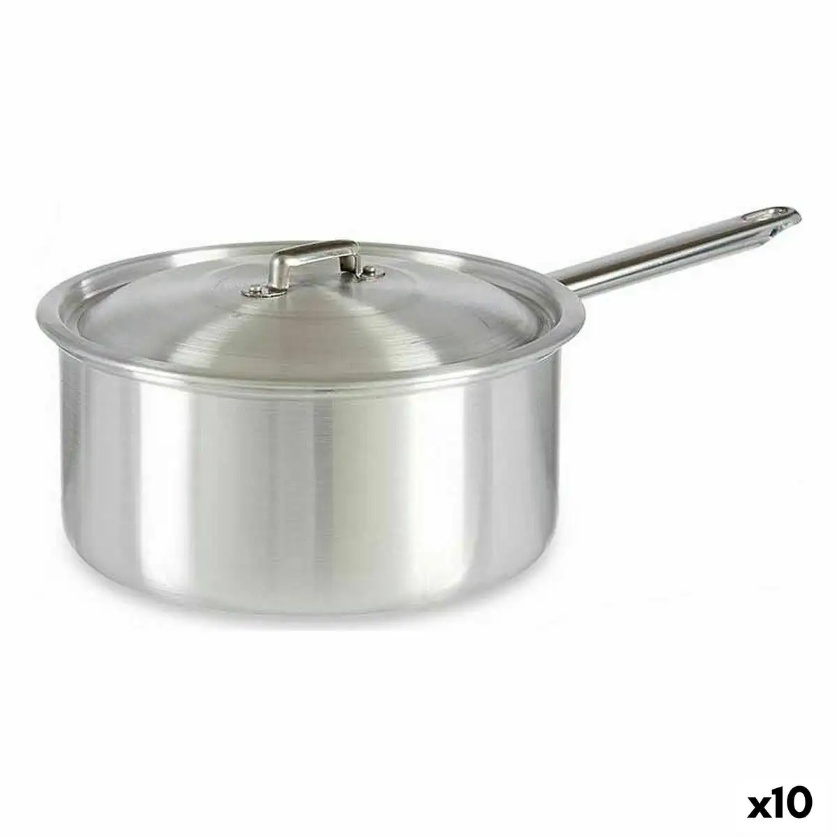 Casserole avec couvercle o 24 cm argente aluminium 5 l 10 unites _2807. DIAYTAR SENEGAL - Votre Destination Shopping de Choix. Explorez notre boutique en ligne et découvrez des trésors qui reflètent votre style et votre passion pour l'authenticité.