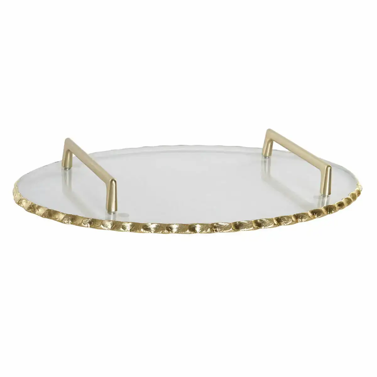 Centre de table dkd home decor 37 x 24 x 4 cm verre metal_3312. DIAYTAR SENEGAL - Où Chaque Sélection est une Victoire. Découvrez notre boutique en ligne et trouvez des articles qui vous rendent la vie plus belle, un choix à la fois.