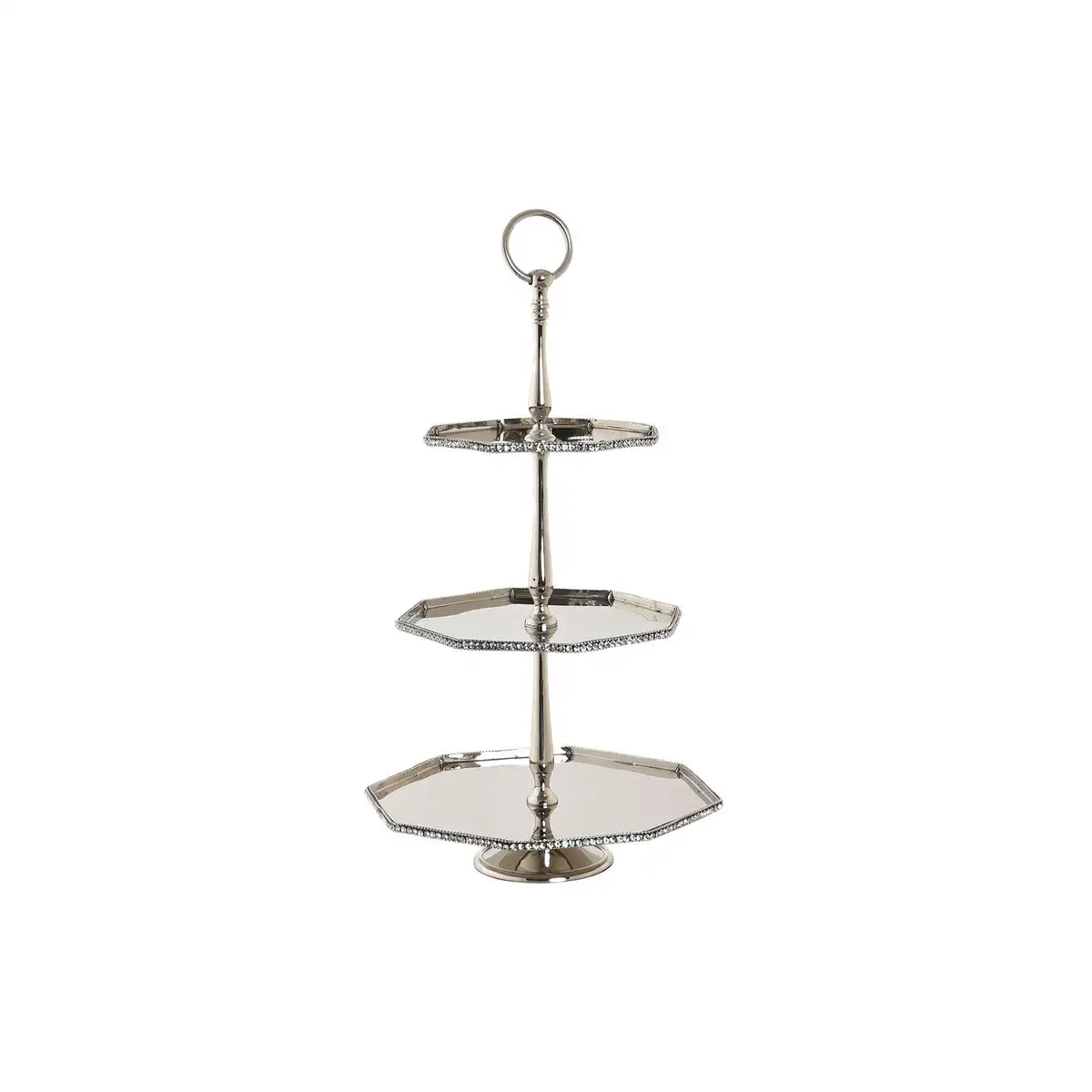 Centre de table dkd home decor argente aluminium 28 x 28 x 47 cm _9421. DIAYTAR SENEGAL - Où Choisir Devient un Plaisir. Découvrez notre boutique en ligne et choisissez parmi une variété de produits qui satisferont tous vos besoins.