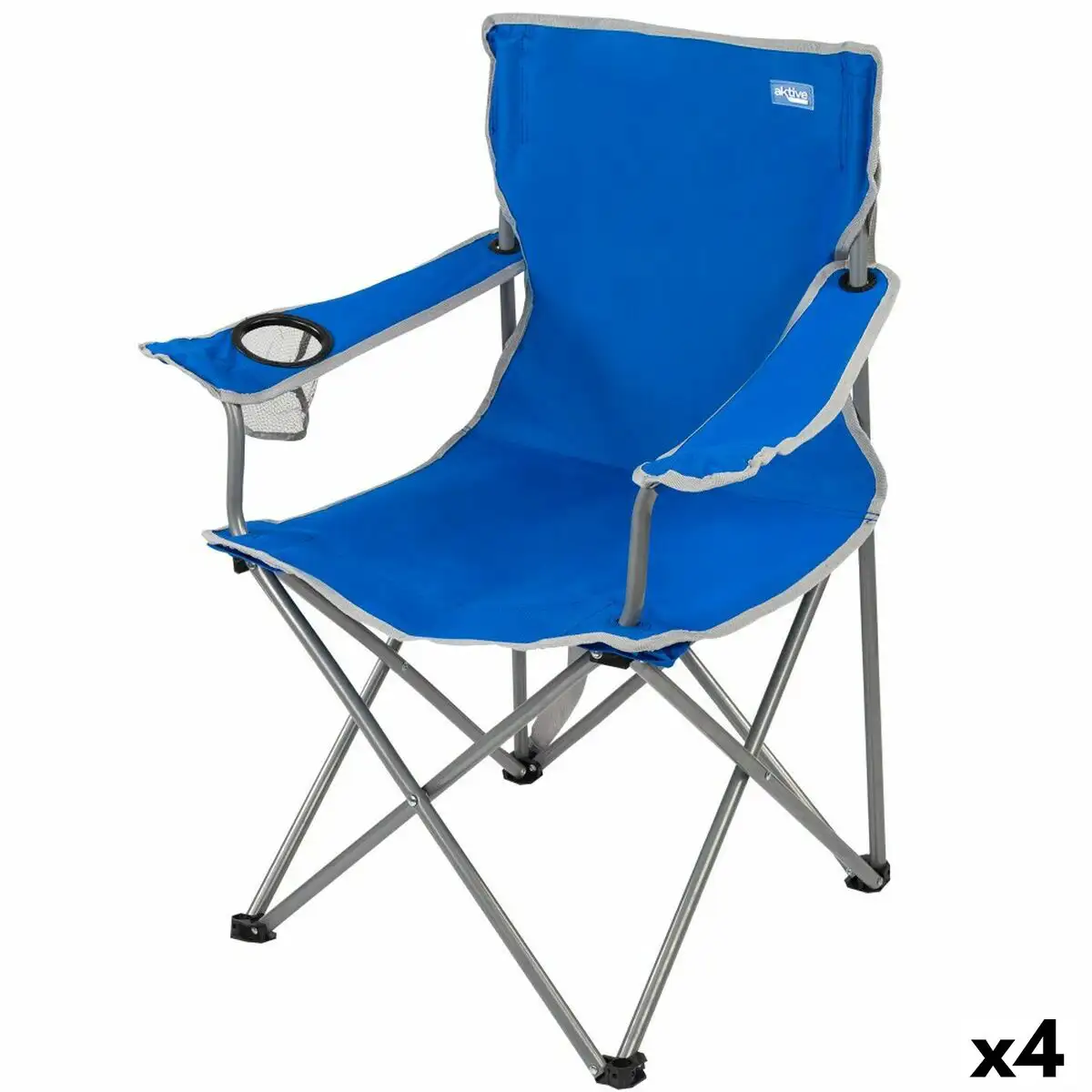 Chaise de camping pliante aktive bleu 45 x 82 x 47 cm 4 unites _2408. Entrez dans l'Univers de DIAYTAR SENEGAL - Où l'Authenticité Renouvelle Votre Quotidien. Explorez notre gamme de produits et trouvez des articles qui reflètent votre essence.