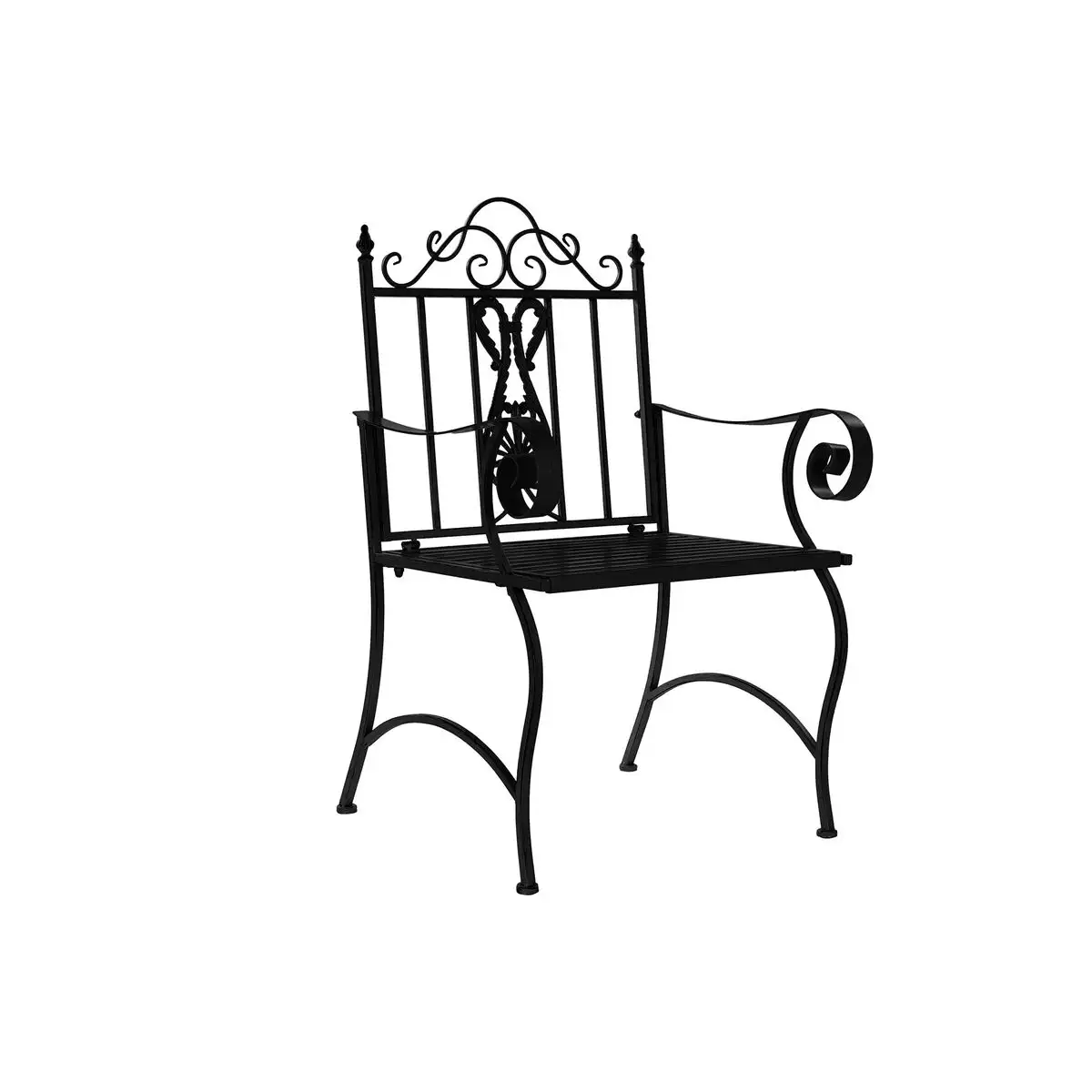 Chaise de jardin dkd home decor noir metal 63 5 x 52 x 98 cm _9885. DIAYTAR SENEGAL - L'Art de Vivre l'Excellence au Quotidien. Explorez notre gamme et choisissez des produits qui ajoutent une note de prestige à votre vie.