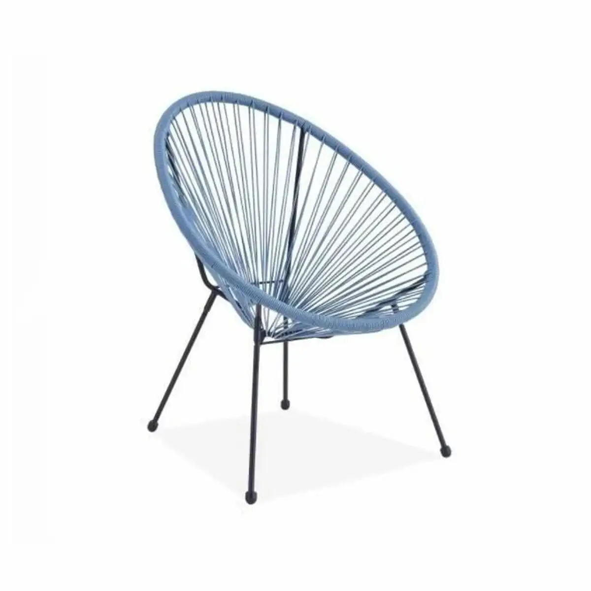 Chaise de jardin mana bleu plastique 68 x 71 x 86 cm _5033. DIAYTAR SENEGAL - Votre Destination pour un Shopping Unique. Parcourez notre catalogue et trouvez des articles qui vous inspirent et vous édifient.