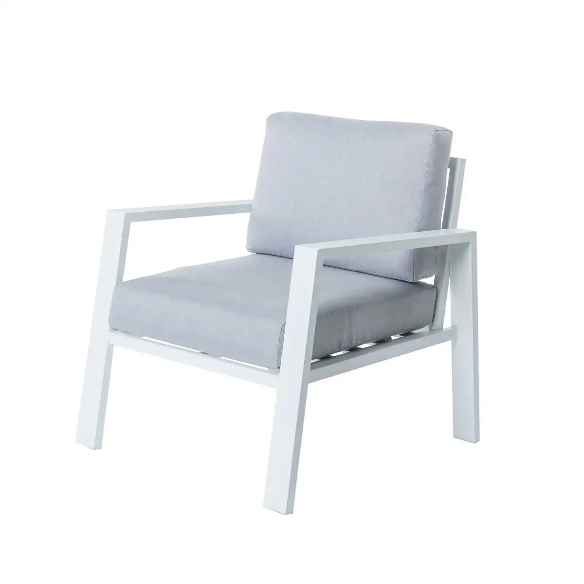 Chaise de jardin thais 73 20 x 74 80 x 73 30 cm aluminium blanc_7861. DIAYTAR SENEGAL - L'Art de Vivre l'Élégance Accessible. Parcourez notre gamme variée et choisissez des produits qui ajoutent une touche de sophistication à votre style.
