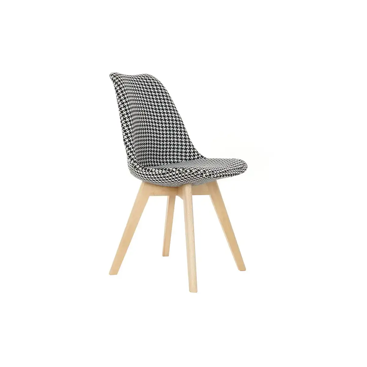 Chaise de salle a manger dkd home decor blanc noir naturel 47 x 50 x 80 cm_2520. DIAYTAR SENEGAL - Où Chaque Produit est une Promesse de Qualité. Explorez notre boutique en ligne et choisissez des produits qui répondent à vos exigences élevées.