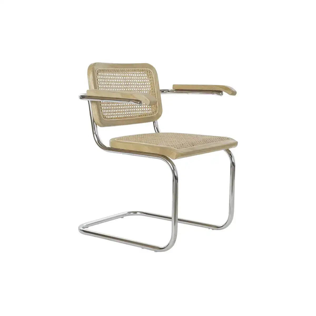 Chaise dkd home decor argente naturel marron clair 65 5 x 62 x 79 cm_7912. DIAYTAR SENEGAL - Où la Tradition Renouvelée Rencontre l'Innovation. Explorez notre gamme de produits qui fusionnent l'héritage culturel avec les besoins contemporains.