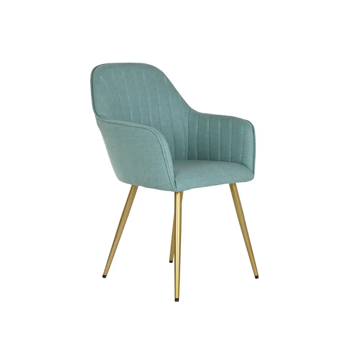 Chaise dkd home decor dore metal polyester vert 55 x 55 5 x 88 cm _1165. DIAYTAR SENEGAL - L'Art de Vivre l'Excellence au Quotidien. Explorez notre gamme et choisissez des produits qui ajoutent une note de prestige à votre vie.