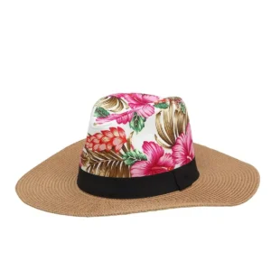 Chapeau rose fleurs_6230. DIAYTAR SENEGAL - Où le Shopping est un Plaisir Engagé. Parcourez notre catalogue et choisissez des produits qui respectent vos valeurs et vos attentes.
