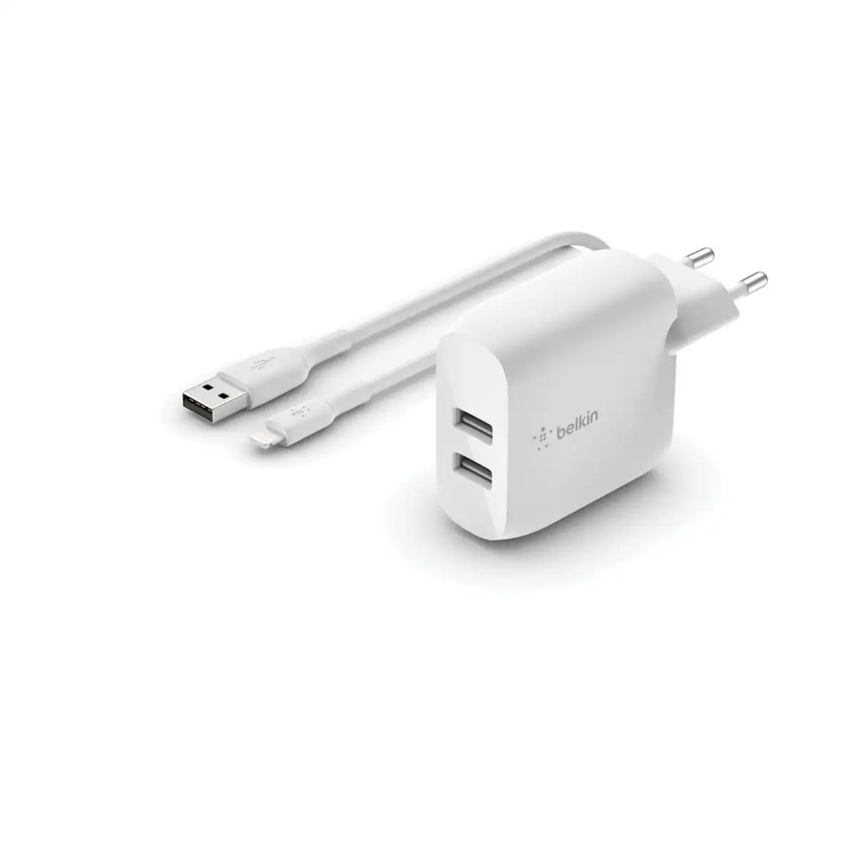 Chargeur mural cable lightning mfi belkin wcd001vf1mwh blanc 24 w_7496. DIAYTAR SENEGAL - L'Odyssée du Shopping à Votre Portée. Parcourez notre boutique en ligne et partez à la découverte d'articles qui rendront chaque jour spécial.