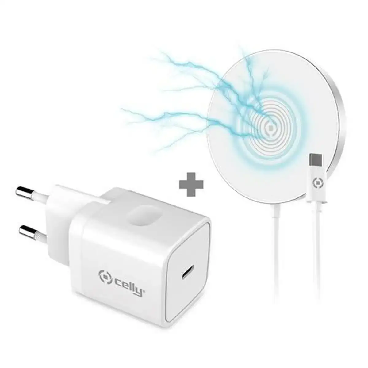Chargeur mural celly magchargekit blanc 20 w 2100 w_4426. DIAYTAR SENEGAL - Là où Chaque Clic Compte. Parcourez notre boutique en ligne et laissez-vous guider vers des trouvailles uniques qui enrichiront votre quotidien.
