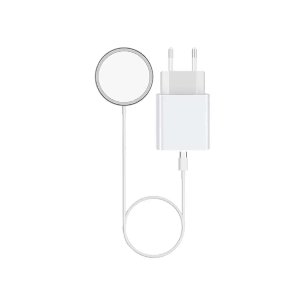 Chargeur mural iphone 12 ksix apple compatible blanc_9408. DIAYTAR SENEGAL - Votre Passage vers l'Élégance Abordable. Explorez notre collection où chaque produit est choisi pour sa qualité et son accessibilité, incarnant ainsi l'essence du Sénégal.