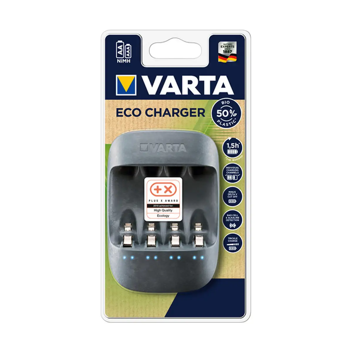 Chargeur piles rechargeables varta 57680 aa aaa 4 batteries_9074. DIAYTAR SENEGAL - L'Art de Choisir, l'Art de S'émerveiller. Explorez notre gamme de produits et laissez-vous émerveiller par des créations authentiques et des designs modernes.