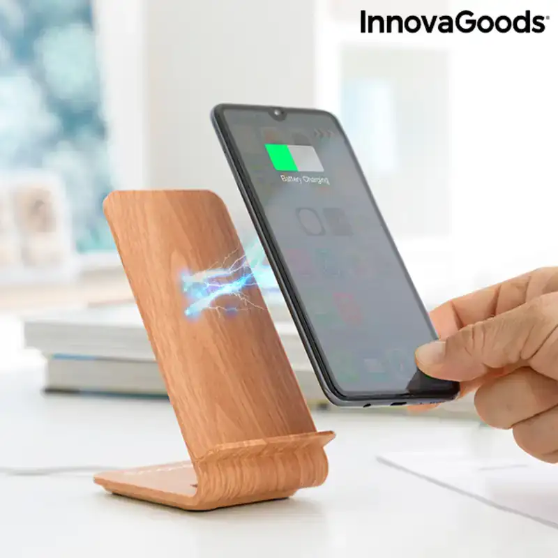 Chargeur sans fil effet bois avec support innovagoods qistan reconditionne a _4024. Entrez dans l'Univers de DIAYTAR SENEGAL - Où Chaque Produit est une Découverte. Explorez notre gamme variée et trouvez des articles qui vous surprennent et vous inspirent.