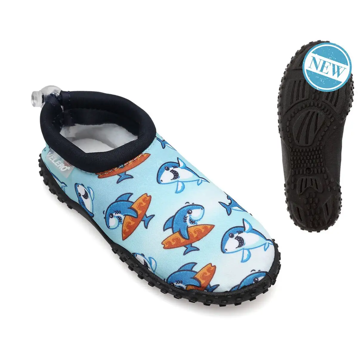Chaussures aquatiques pour enfants bleu requin_9367. DIAYTAR SENEGAL - Où Choisir Devient une Découverte. Explorez notre boutique en ligne et trouvez des articles qui vous surprennent et vous ravissent à chaque clic.