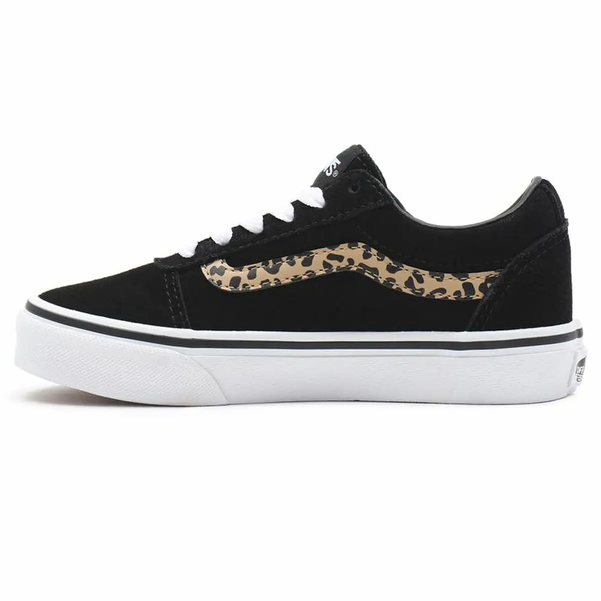 Chaussures casual enfant vans ward suede noir leopard_7659. DIAYTAR SENEGAL - L'Essence de la Tradition et de la Modernité réunies. Explorez notre plateforme en ligne pour trouver des produits authentiques du Sénégal, tout en découvrant les dernières tendances du monde moderne.