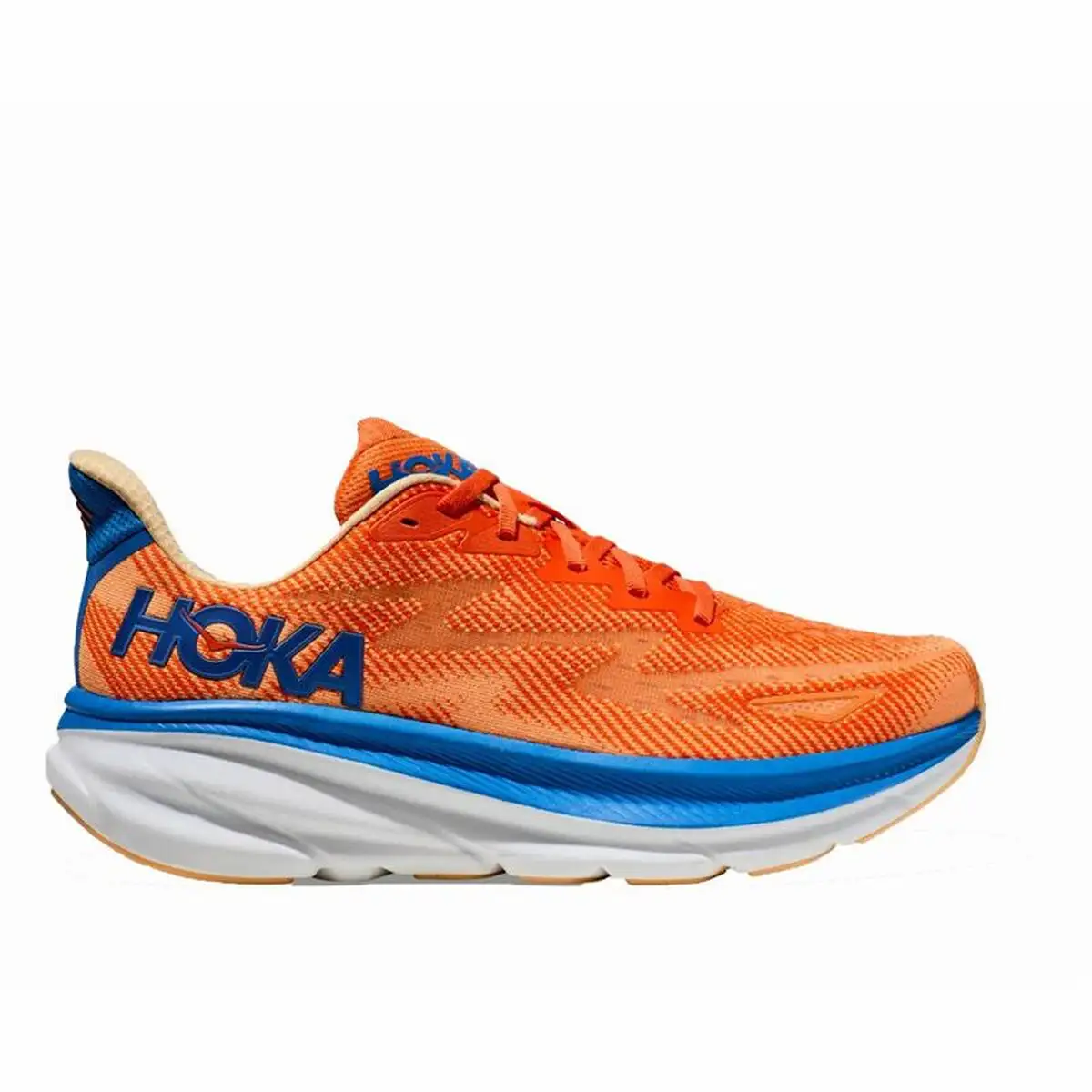 Chaussures de running pour adultes hoka clifton 9 orange homme_4347. DIAYTAR SENEGAL - Où le Shopping Devient une Aventure Culturelle. Plongez dans notre univers de produits qui célèbrent l'héritage et l'artisanat du Sénégal.