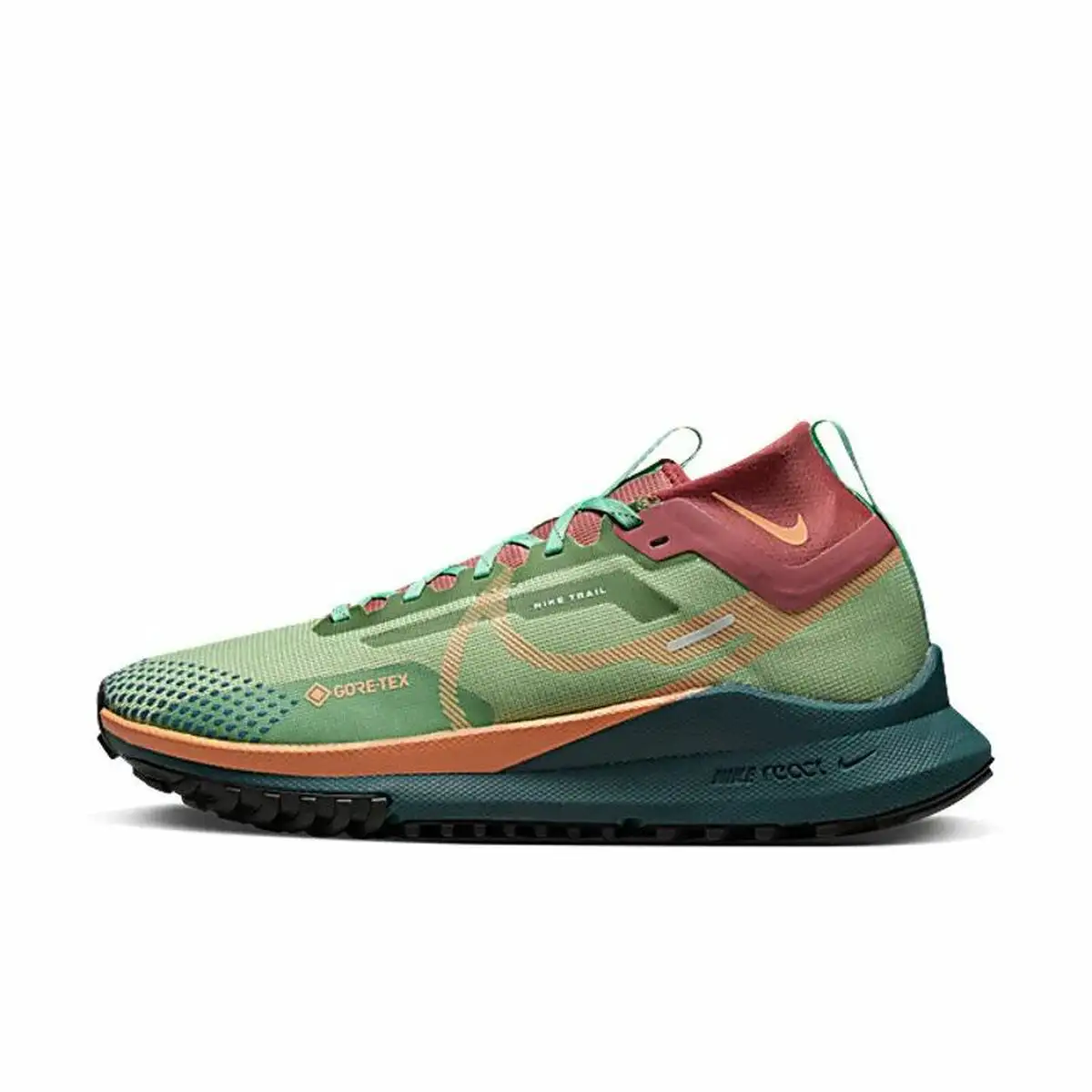 Chaussures de running pour adultes nike react pegasus trail 4 gore tex vert_5521. DIAYTAR SENEGAL - Où Choisir est un Plaisir. Explorez notre boutique en ligne et choisissez parmi des produits de qualité qui satisferont vos besoins et vos goûts.